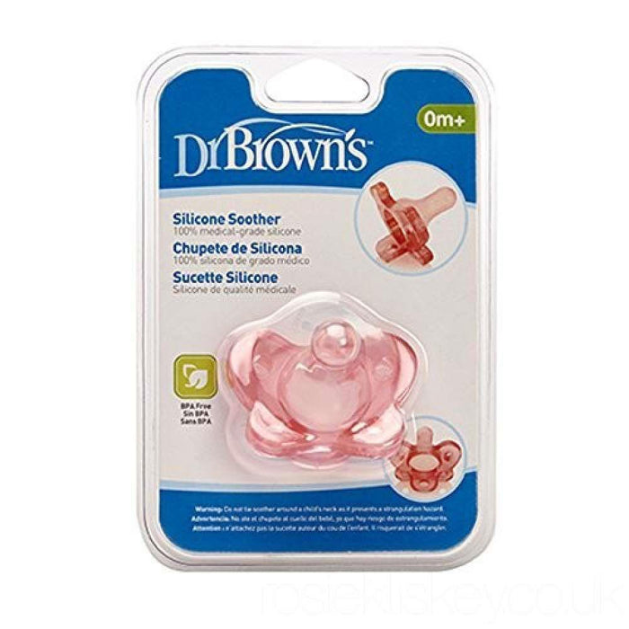 Dr Browns Chupeta Silicone Rosa T1 0 - 6 m