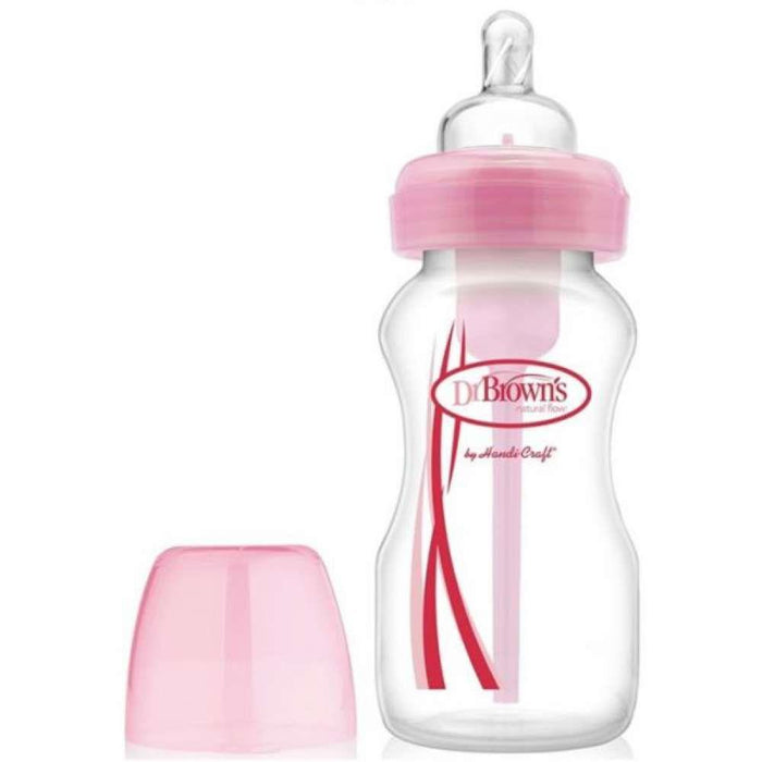 Dr Browns Biberão Options Boca Larga 270ml Rosa