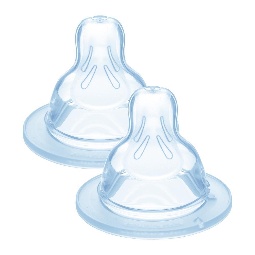 2 Mam Silicone Teats No. 1 +0m