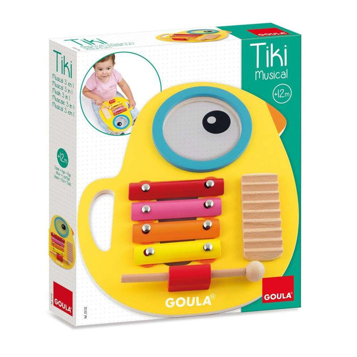 Goula Musical Tiki Instrumento Musical 3 En 1