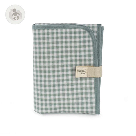 Muda Fraldas Walking Mum I Love Vichy Verde