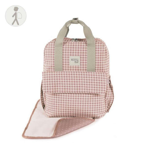 Mochila Walking Mum I Love Vichy Rosa