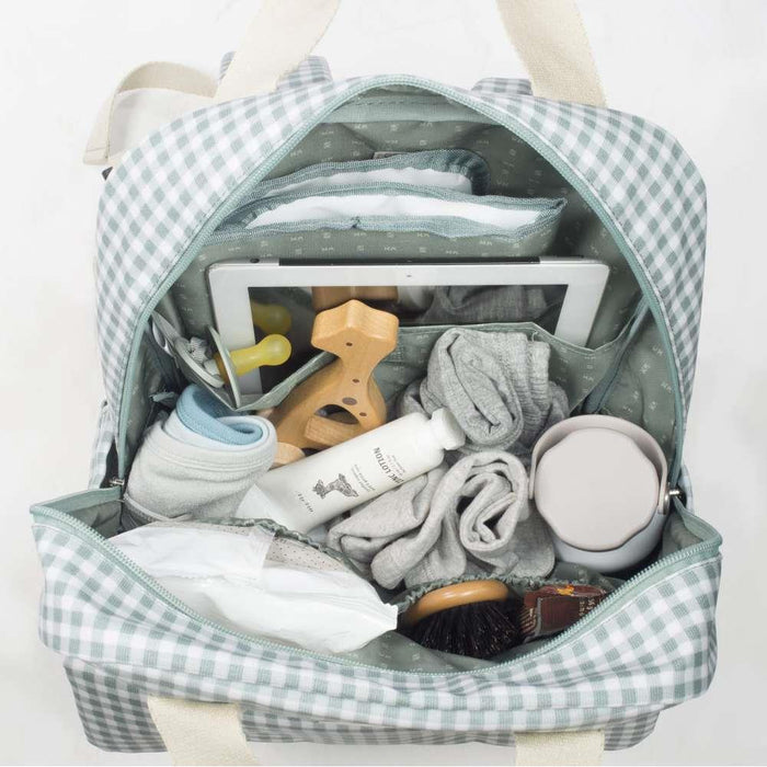 I Love Vichy Green Backpack Childcare Walking Mum — BabyCool