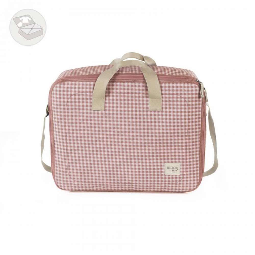 Bolso cambiador rosa Walking Mum I Love Vichy