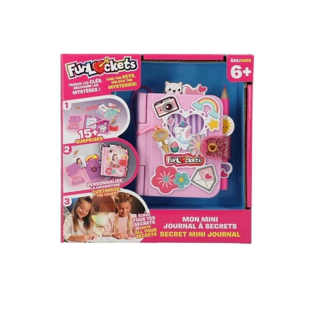Mini Diário Secreto Fun Lockets com Surpresas