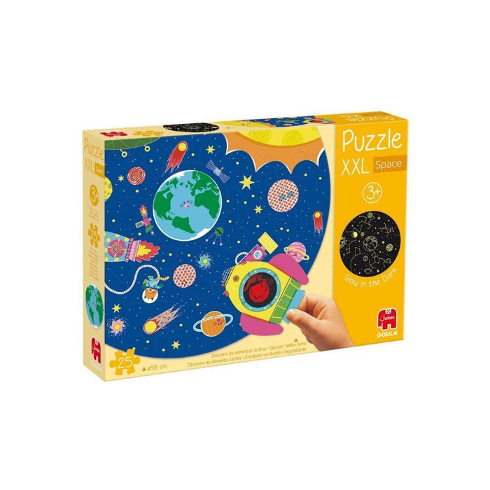 Puzzle XXL Goula Espaço Brilha no Escuro 25 Peças