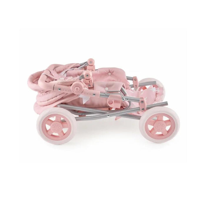 Carrinho com Alcofa para Bonecas La Nina Carlota Pink 68cm