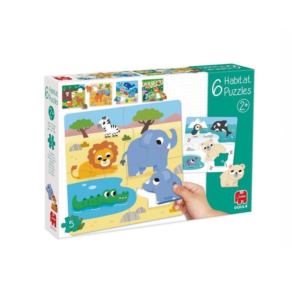 6 Puzzles Goula Habitat 4 Peças