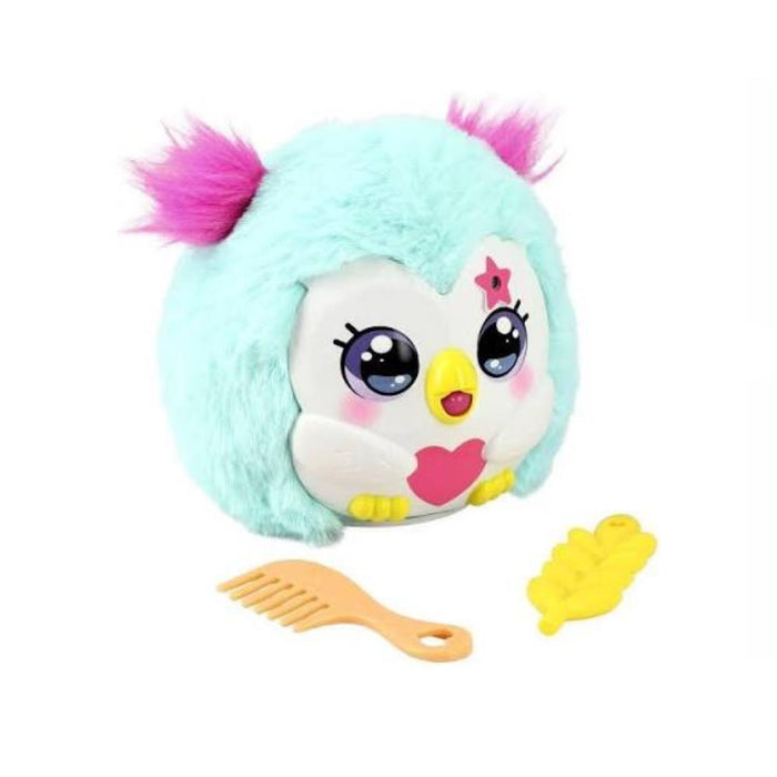 Peluche Interativo KissMeez Funtasy Family Coruja