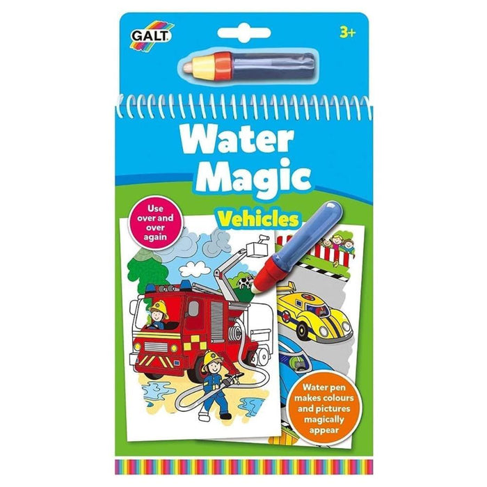 Livro Water Magic Galt Veículos