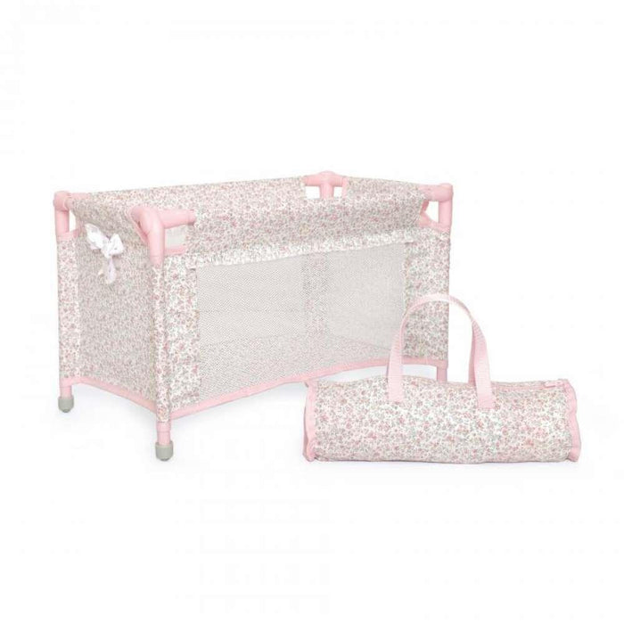 Cama de Viagem La Nina para Boneca 42 cm Violeta com Saco