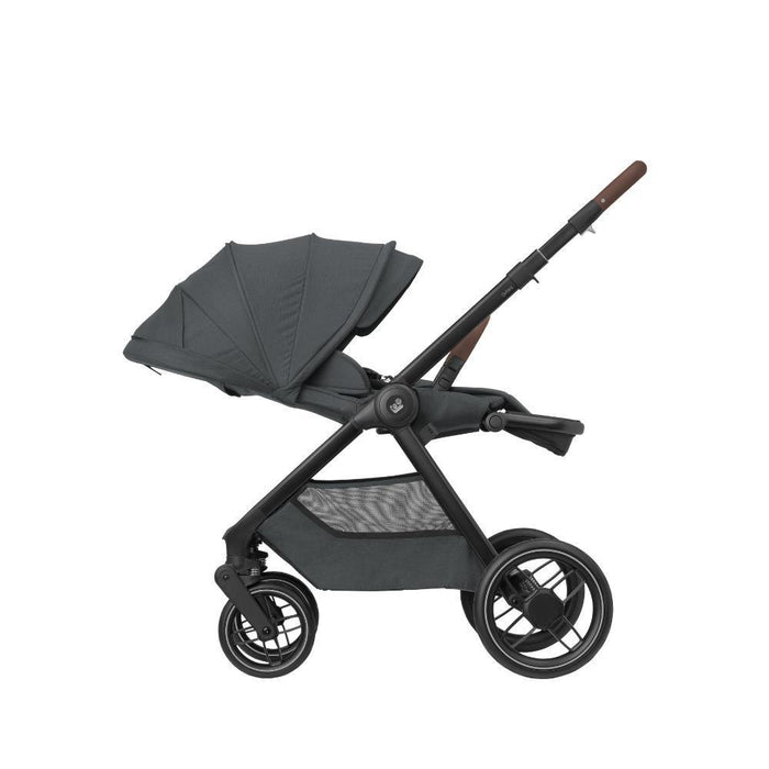 maxi cosi english Maxi-Cosi Oxford Plus Stroller with Sense Twillic Graphite Carrycot | Stroller
