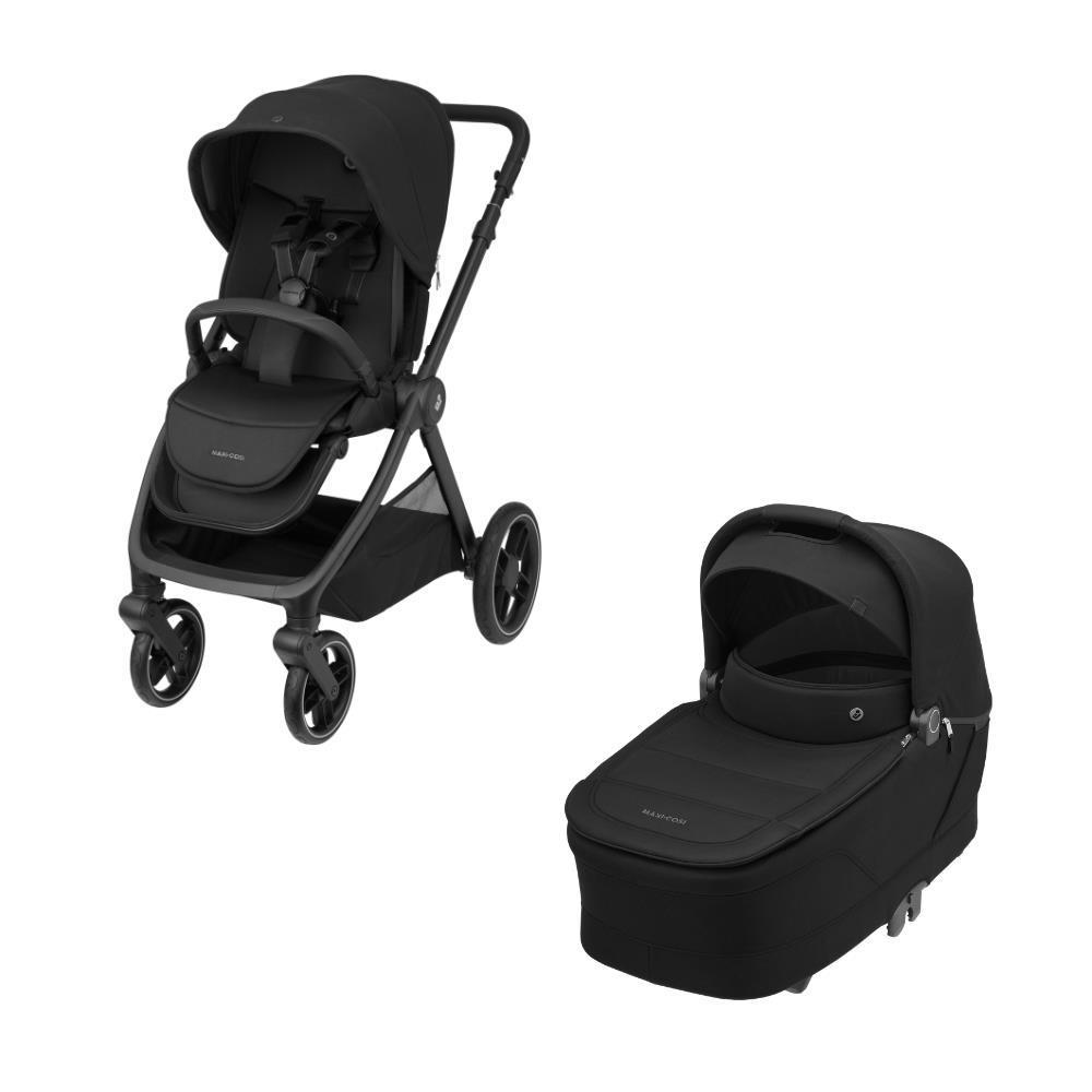 Carrinho Maxi-Cosi Oxford Plus com Alcofa Sense Twillic Black