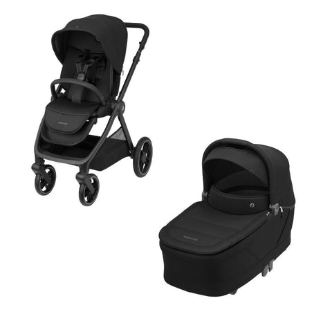 Maxi-Cosi Oxford Plus Stroller with Sense Twillic Carrycot Black