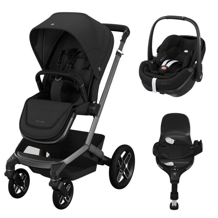 Pack Maxi-Cosi Fame + Pebble 360 Pro² Twillic Black + Base FamilyFix 360 Pro