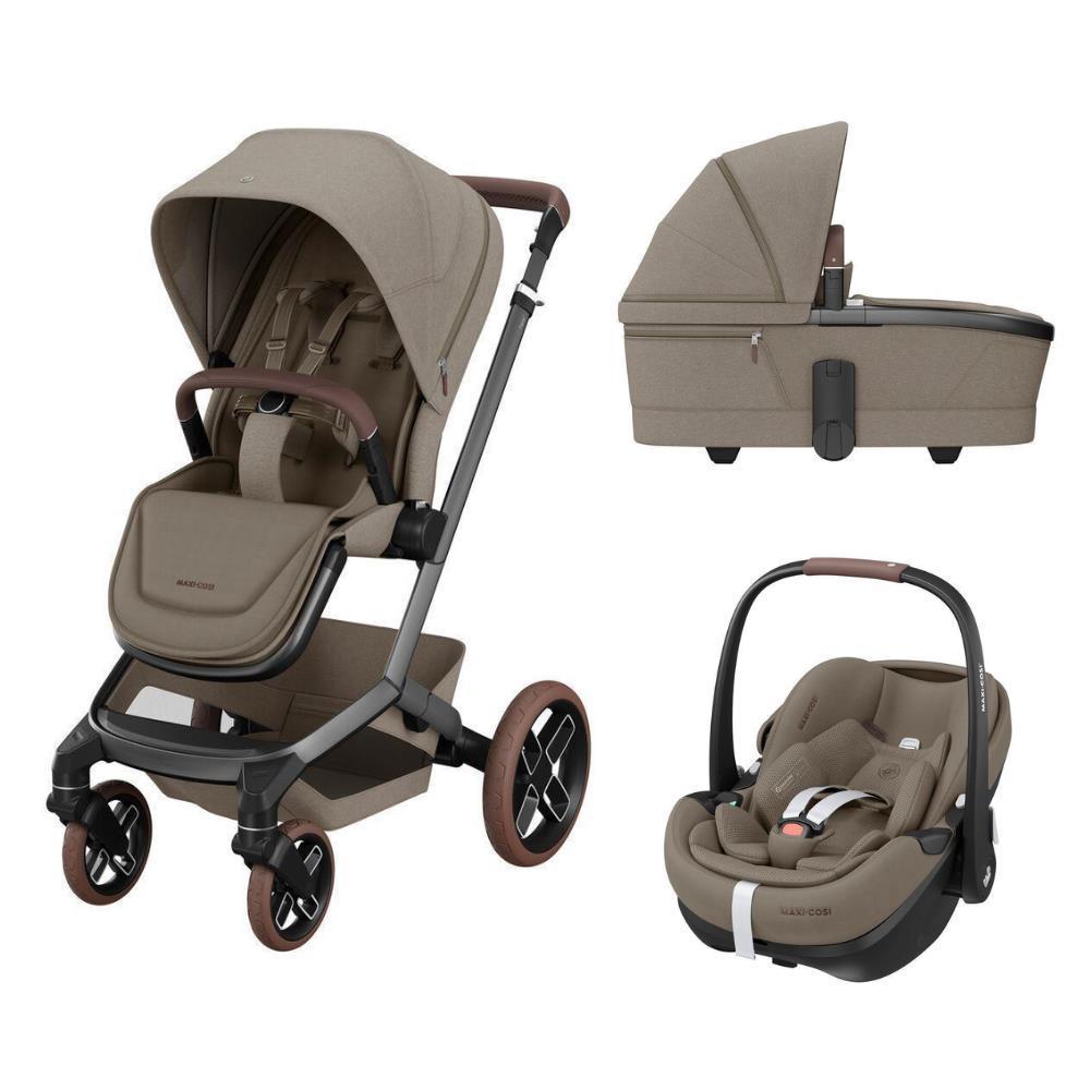 Pack Maxi-Cosi Fame + Capazo + Pebble 360 ​​​​Pro² Twillic Truffle