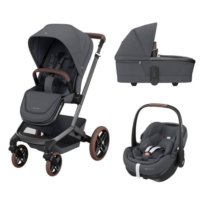 Pack Maxi-Cosi Fame + Alcofa + Pebble 360 Pro² Twillic Graphite