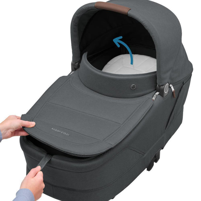 Pack Maxi-Cosi Oxford Plus Twillic Graphite + Mica Pro Eco i-Size Authentic Graphite 40-105 cm