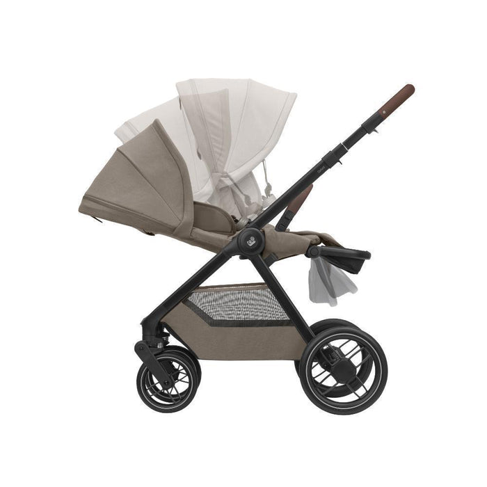 Pack Maxi-Cosi Oxford Plus Twillic Truffle + Mica Pro Eco i-Size Authentic Cognac 40-105 cm