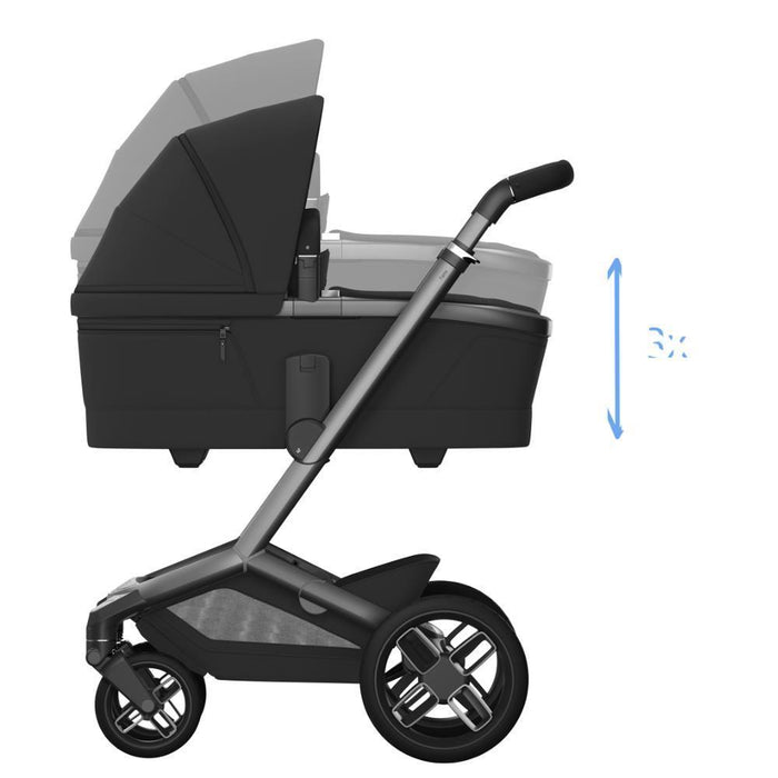 Pack Maxi-Cosi Fame + Alcofa Fame + Pebble Slide Pro Onyx Black + Base FamilyFix Slide Pro