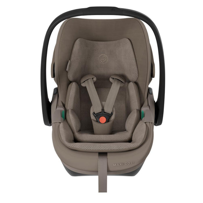 Pack Maxi-Cosi Fame + Alcofa Fame + Pebble Slide Pro Oak Truffle + Base FamilyFix Slide Pro