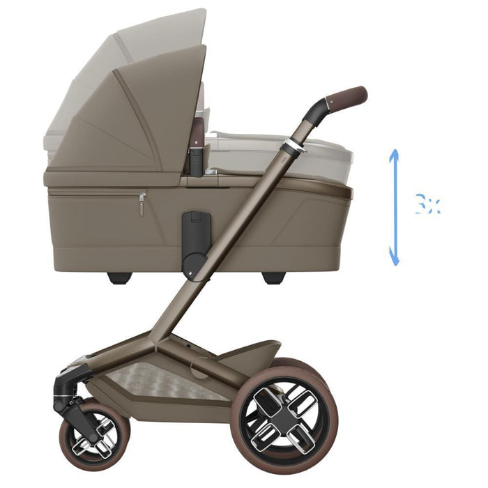 Pack Maxi-Cosi Fame + Alcofa Fame + Pebble Slide Pro Oak Truffle + Base FamilyFix Slide Pro