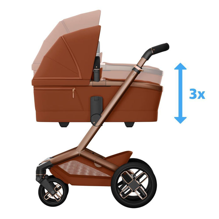 Pack Maxi-Cosi Fame + Alcofa Fame + Pebble Slide Pro Copper Terra + Base FamilyFix Slide Pro