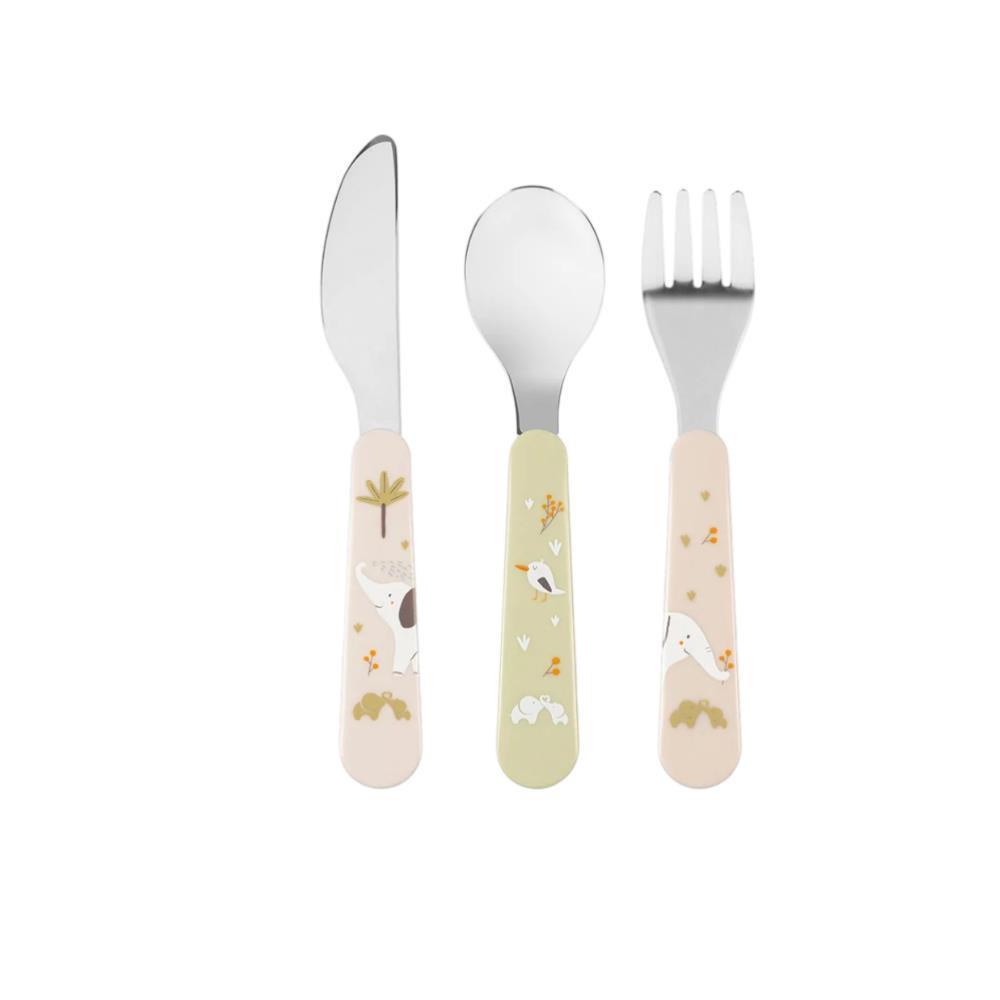 Bebeconfort Little Buddies Stainless Steel Cutlery