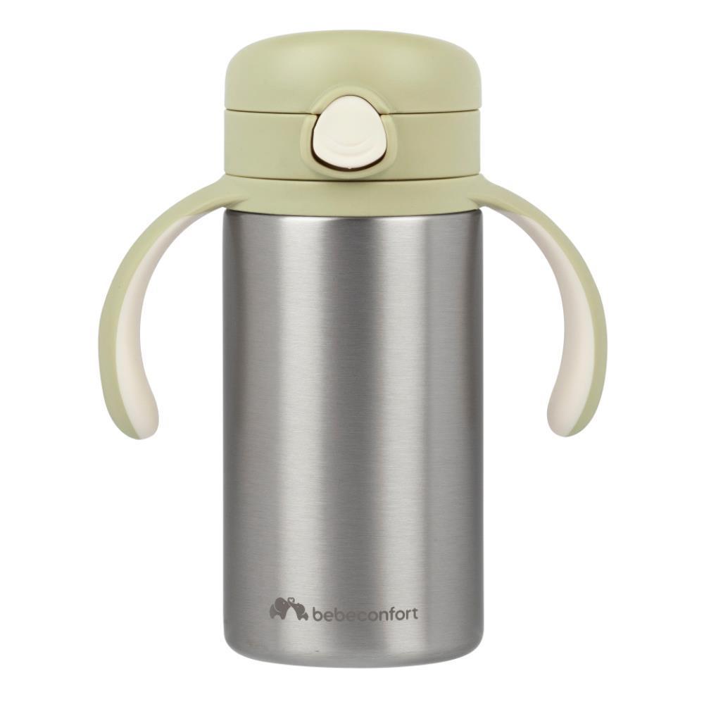 Bebeconfort Nomad Insulated Bottle with Handles and Straw Sand 280ml