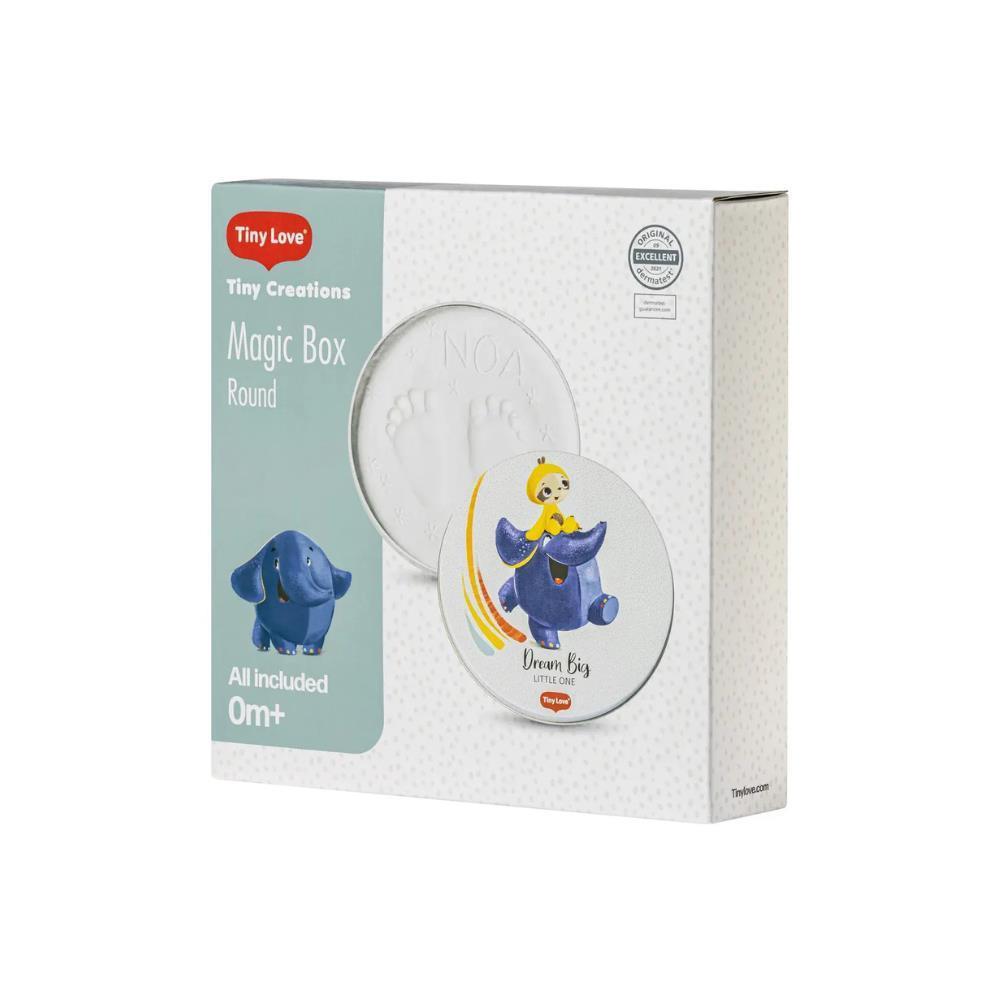 Round Box with Clay Kit and Stand Tiny Love Magic Box