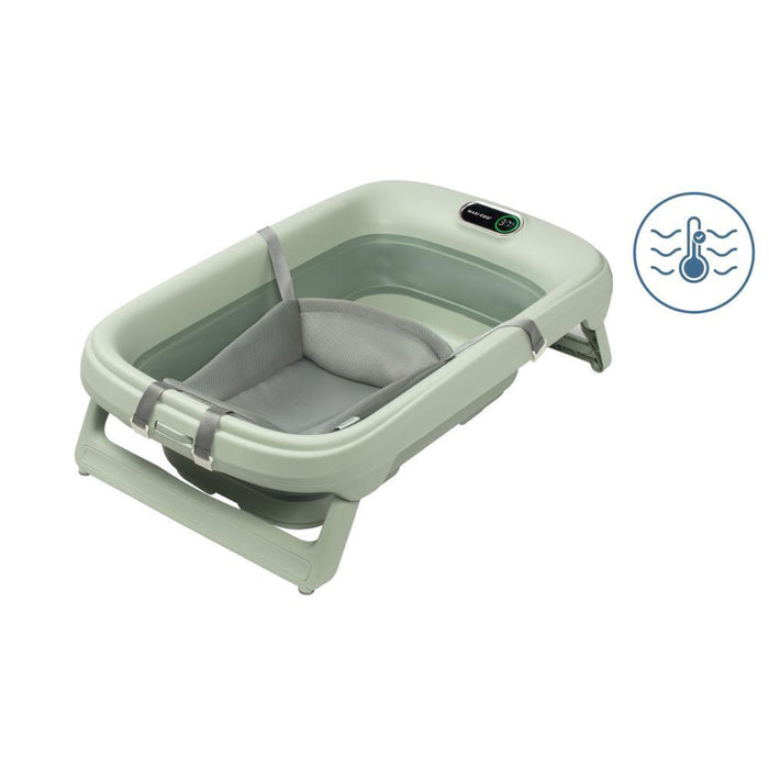 Banheira Dobrável com Termómetro e Redutor Maxi-Cosi Indigo Plus Sage Green