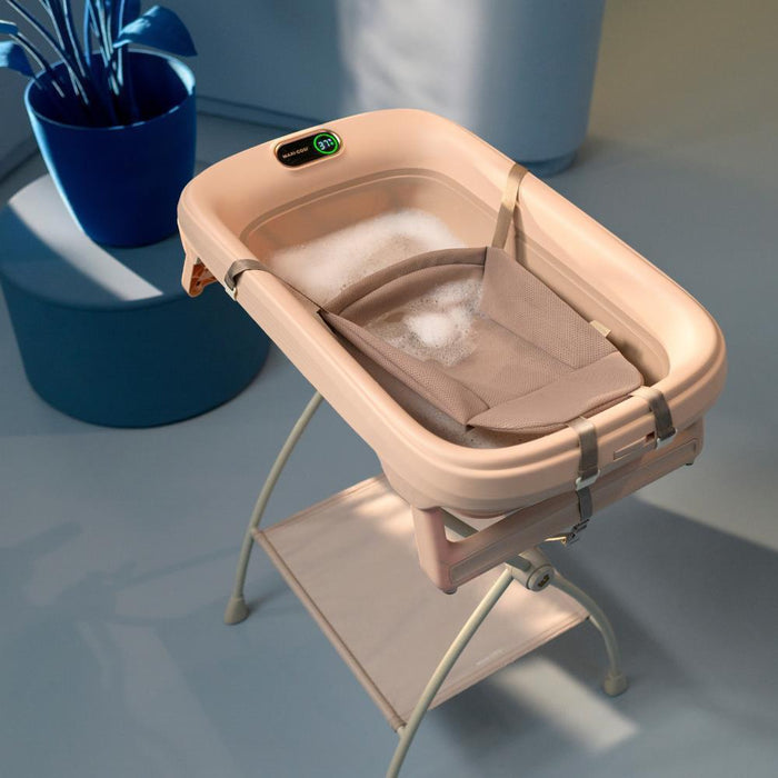 Banheira Dobrável com Termómetro e Redutor Maxi-Cosi Indigo Plus Sage Green