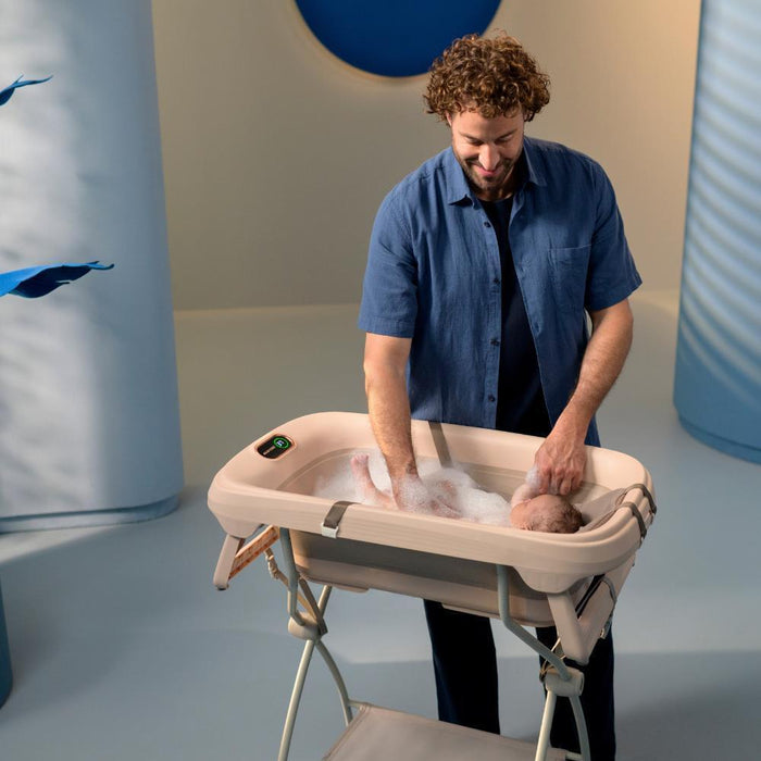 Banheira Dobrável com Termómetro e Redutor Maxi-Cosi Indigo Plus Sage Green