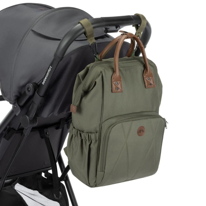 Mochila com Muda-Fraldas Bebe Confort Mineral Green