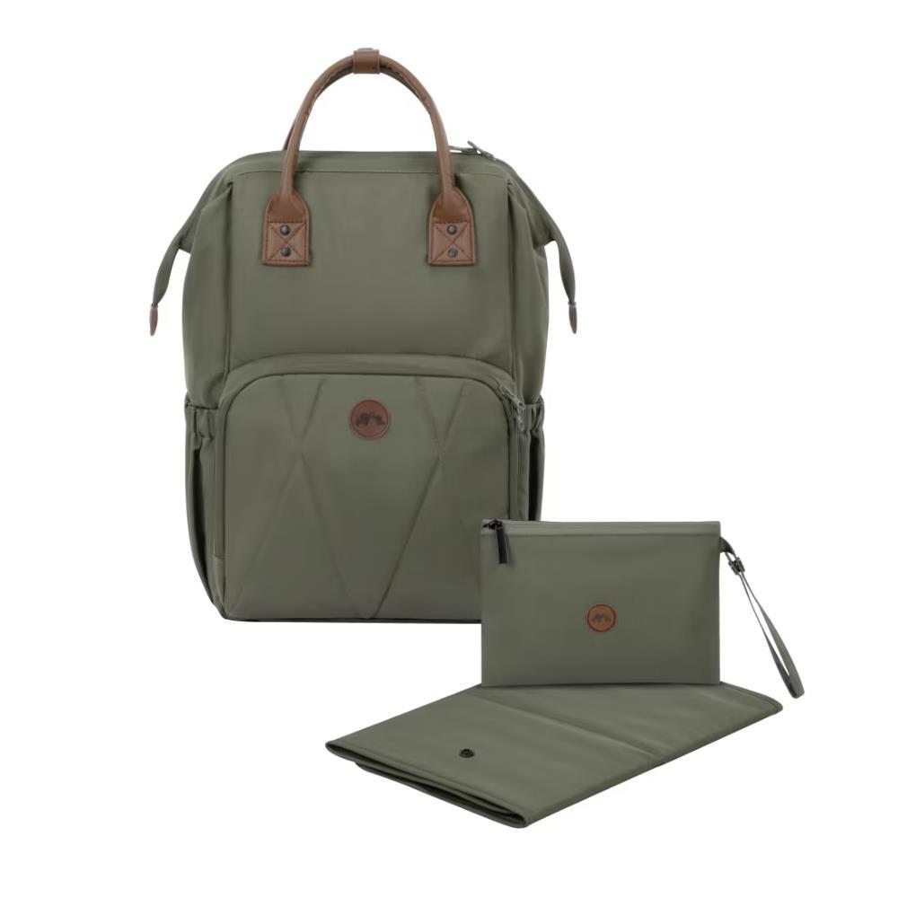 Mochila com Muda-Fraldas BébéConfort Mineral Green
