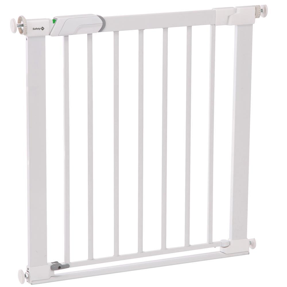 Puerta de seguridad Safety 1st Flat Step de metal blanco, 73x80 cm