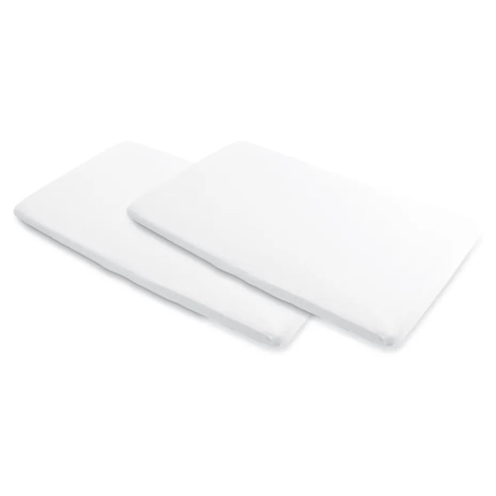 2 Waterproof Sheets for Maxi-Cosi Merlin Travel Cot White 60x120cm