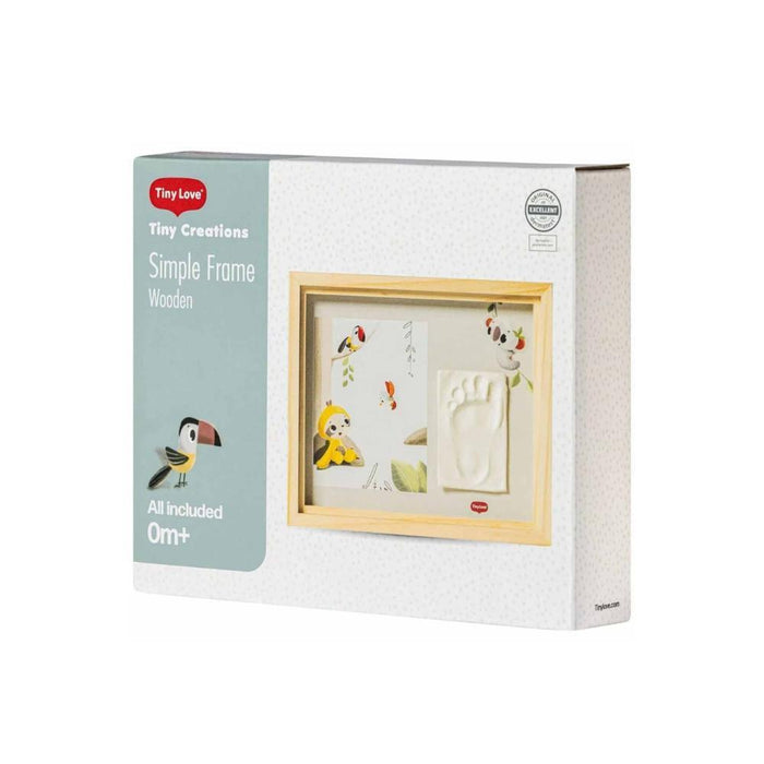 Moldura de Madeira com Kit de Argila Tiny Love