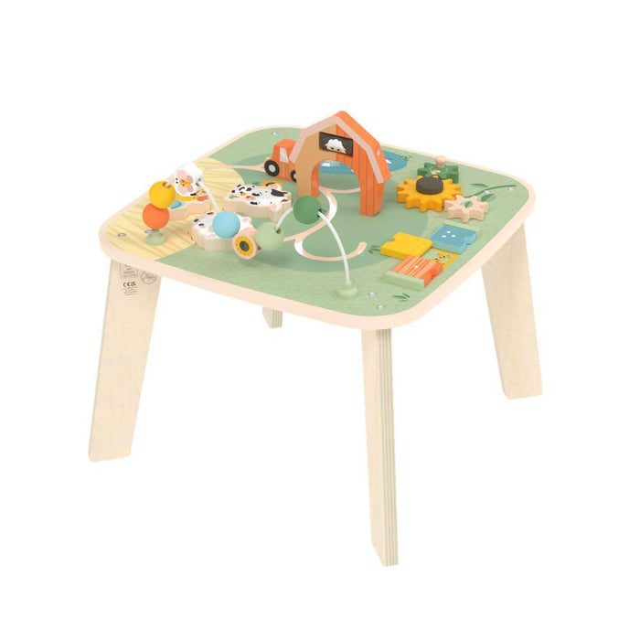 Mesa de Atividades em Madeira Tiny Love Farmers Funday