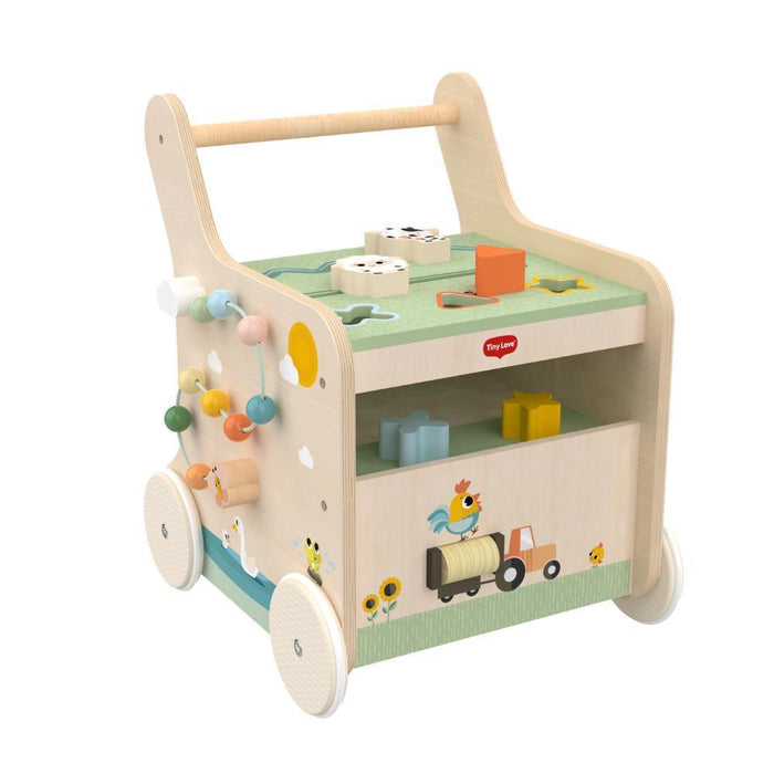 Andador com Atividades Tiny Love Push & Play Farmers Funday