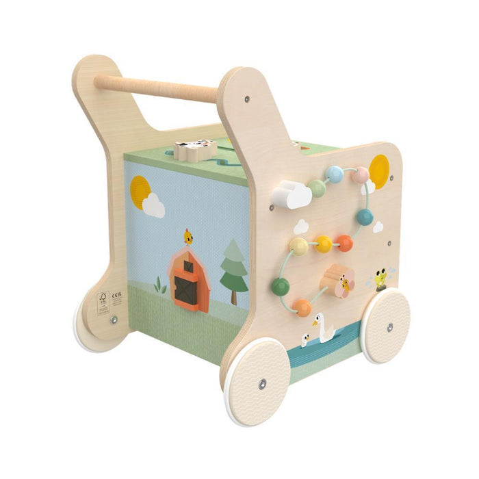 Andador com Atividades Tiny Love Push & Play Farmers Funday
