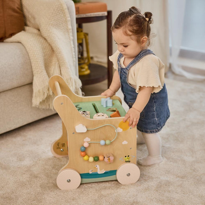 Andador com Atividades Tiny Love Push & Play Farmers Funday