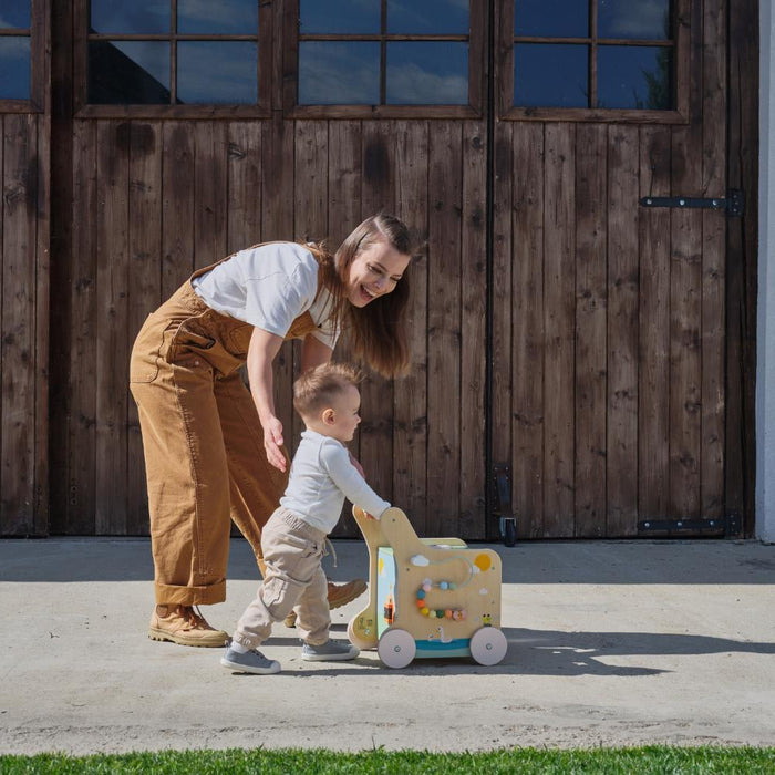 Andador com Atividades Tiny Love Push & Play Farmers Funday