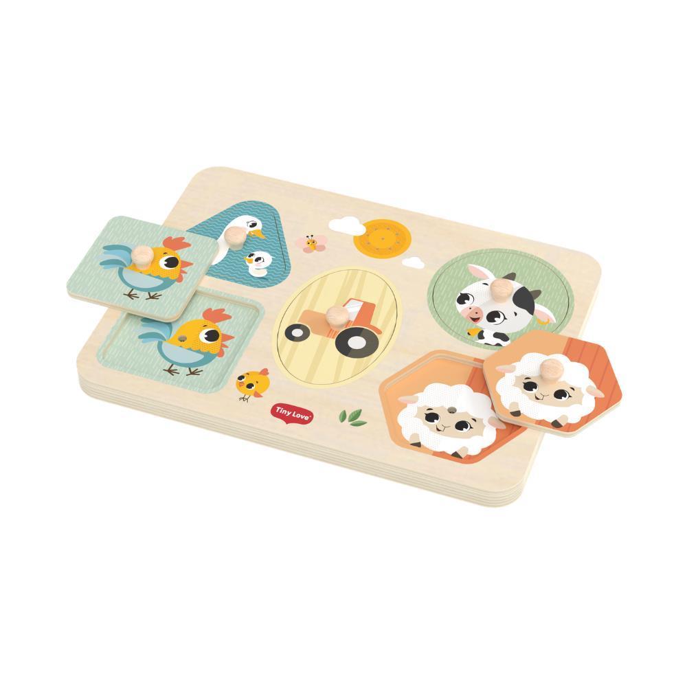 Tiny Love Farmers Funday Wooden Musical Puzzle
