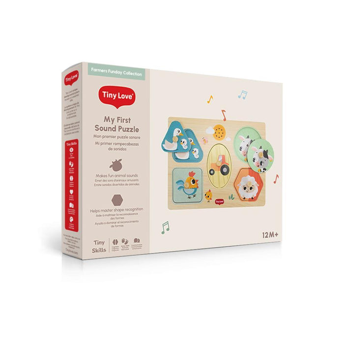 Puzzle Musical em Madeira Tiny Love Farmers Funday