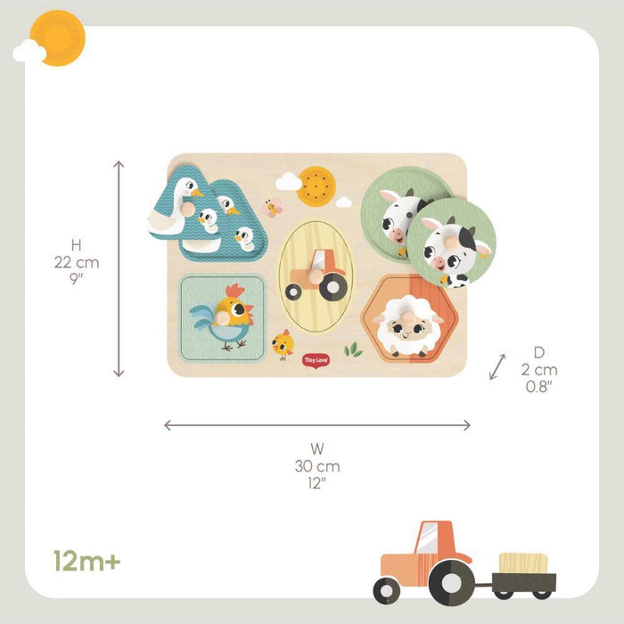 Puzzle Musical em Madeira Tiny Love Farmers Funday
