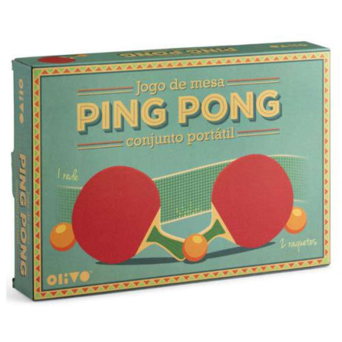 Olivo Jogo de Mesa Retro Ping Pong