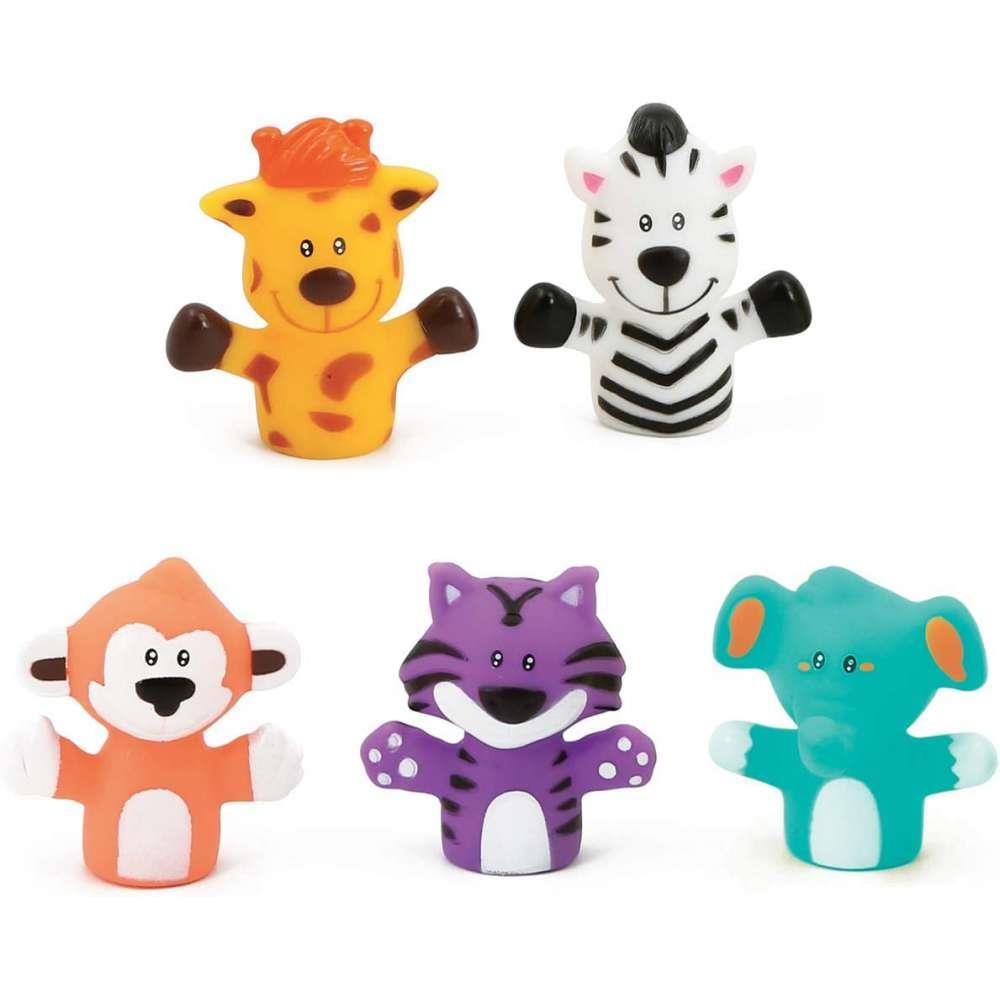 Fantoches de Dedo Animais da Savana Ludi