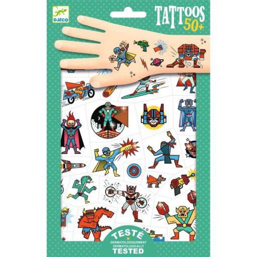 50 Tatuajes Metálicos de Héroes y Villanos