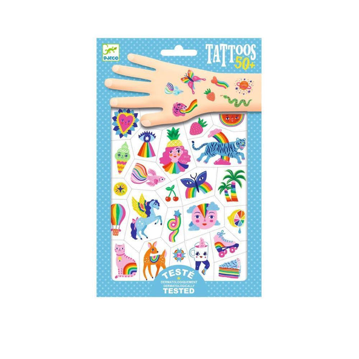 50 Neon Rainbow Tattoos